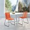 Armen Living Shasta Outdoor Metal and Tangerine Rope Stackable Dining Chair, PK2 LCSHSITNG - alternate 4